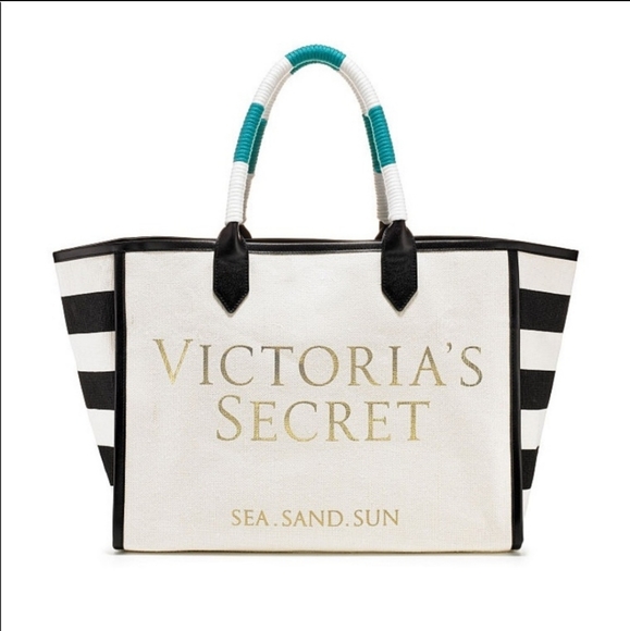 Victorias Secret Canvas Tote Bag - Picture 4 of 5